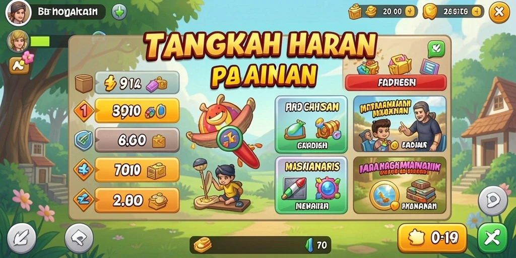 Pilihan karakter yang bervariasi dan unik.